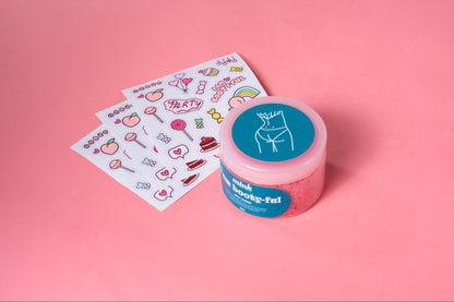 I am Bootyful butt scrub + Free stickers